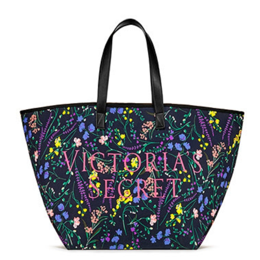 New Victoria's Secret Floral Weekender Tote NIB